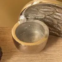 Подсвечник на 2 свечи "Крылья ангела" алюминий 30,5х6,5х7,5 см