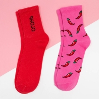 Набор женских носков KAFTAN "Огонь" 2 пары, р-р 36-39 Набор женских носков KAFTAN "Огонь" 2 пары, р-р 36-39