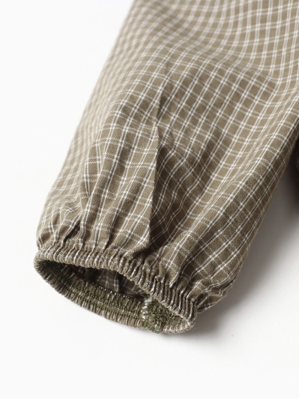 Платье Крошка Я Платье Крошка Я "Клетка", рост 74-80, зеленый