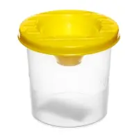 Стакан - непроливайка для рисования Calligrata, 210 мл, с заглушкой, МИКС