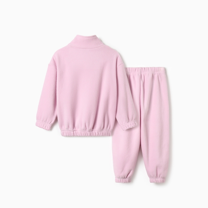 Костюм флисовый детский (толстовка, брюки) MINAKU цвет светло-сиреневый, рост 74-80 Костюм флисовый детский (толстовка, брюки) MINAKU цвет светло-сиреневый, рост 74-80