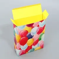 Коробка подарочная складная, упаковка, &laquo;С Днем Рождения&raquo;, 21 х 15 х 5 см