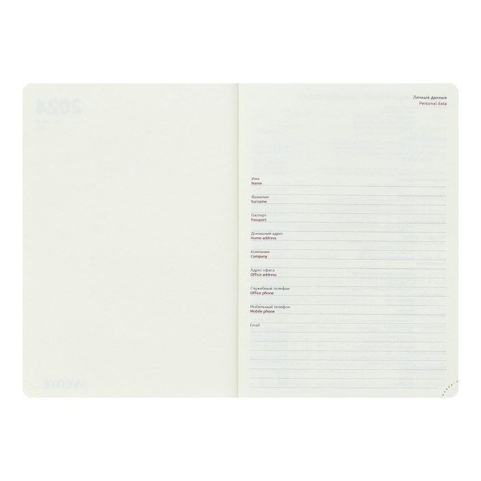 Ежедневник датированный 2024 A5 176 листов, deVENTE.Belcanto, твёрдая обложка из искусственной кожи с поролоном, ляссе, кремовый блок 70 г/м2, чёрный Ежедневник датированный 2024 A5 176 листов, deVENTE.Belcanto, твёрдая обложка из искусственной кожи с поролоном, ляссе, кремовый блок 70 г/м2, чёрный