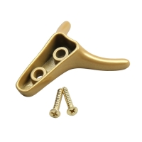 Крючок мебельный CAPPIO YAK, двухрожковый, цвет матовое золото Крючок мебельный CAPPIO YAK, двухрожковый, цвет матовое золото