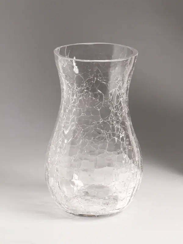 Ваза стекло настольная "Паутинка" грация, 19,5х10,5 см, прозрачный