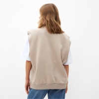 Жилет женский MINAKU:Casual Collection цвет молочный, р-р 42-44 Жилет женский MINAKU:Casual Collection цвет молочный, р-р 42-44