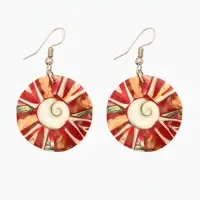 Серьги &laquo;Бали&raquo;, 5&times;3 см, ракушка