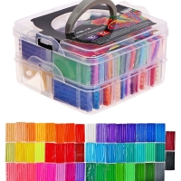 Набор глина полимерная запекаемая, 50 штук, 42 цвета по 20 г, с аксессуарамив кейсе