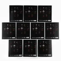 Тетради предметные, 36 л., набор из 10 шт., блок №1 &laquo;Черный фон&raquo;