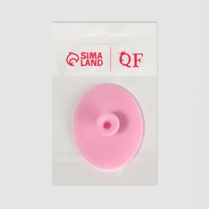 Щётка для умывания &laquo;Овал&raquo; на присоске, 6.3&times;5 см, МИКС