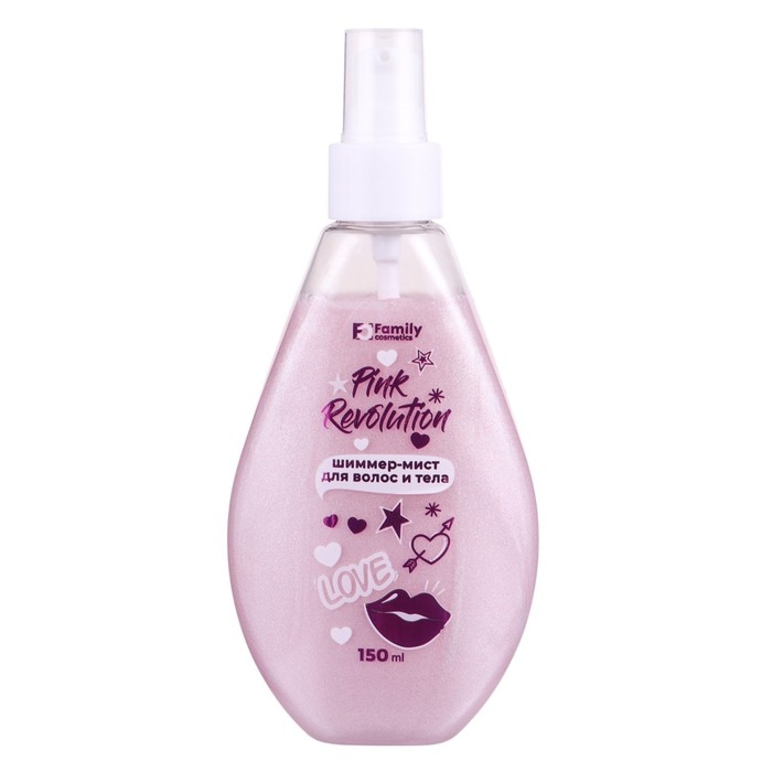 Мист для волос и тела Мист для волос и тела "Family Cosmetics", "Pink Revolution", 150 мл