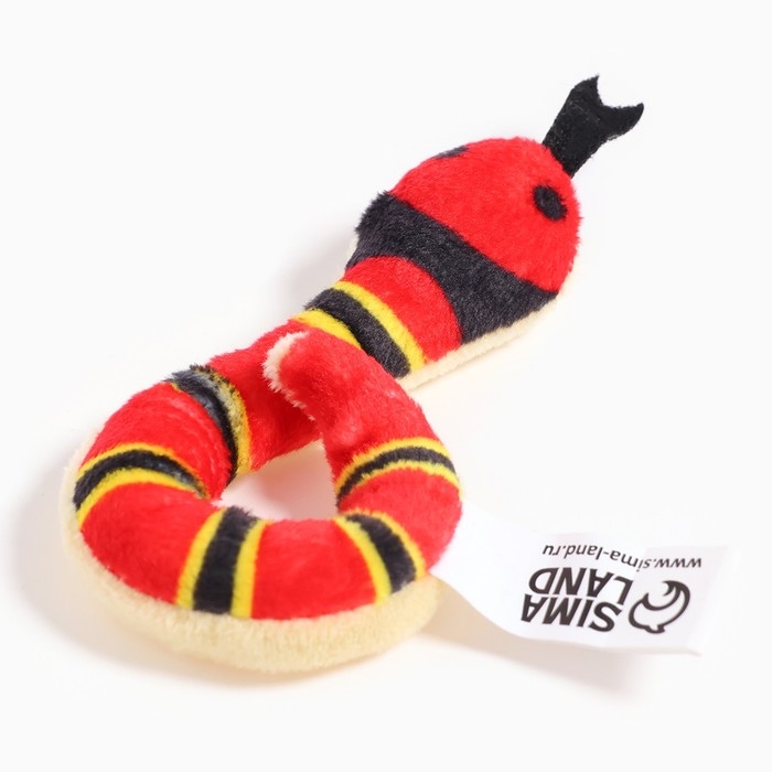 Новый год! Мягкий магнит &laquo;Змейка&raquo;, 7 см, цвет МИКС