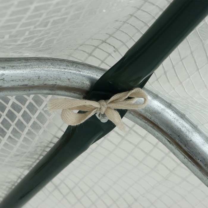 Теплица, 2,5 &times; 2,45 &times; 2,1 м, оцинкованный металл, профиль d = 25 мм, чехол из армированной плёнки 120 мкм