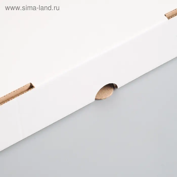 Коробка для пиццы, белая, 33&times;33&times;4 см