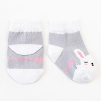 Набор носков Крошка Я &laquo;Зайчонок&raquo;, 2 пары, 8-10 см