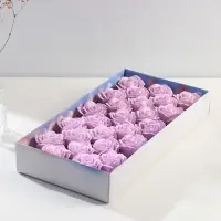 Мыльные лепестки "Бутон королевской розы. Сиреневый" 7х7х6 см