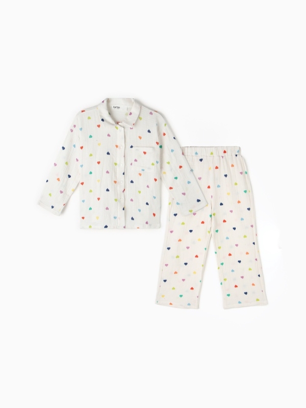 Пижама детская KAFTAN "Муслин", р.32 (110-116см)