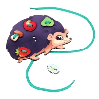 Шнуровка &laquo;Прогулка с ёжиком&raquo;