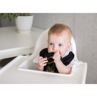 Нагрудник/слюнявчик для кормления &laquo;Little boss&raquo; на кнопке