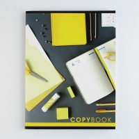 Тетрадь 96 листов клетка, А4 на скрепке &laquo;1 сентября: Рабочий стол&raquo; обложка мелованный картон 215 гр белизна 96%