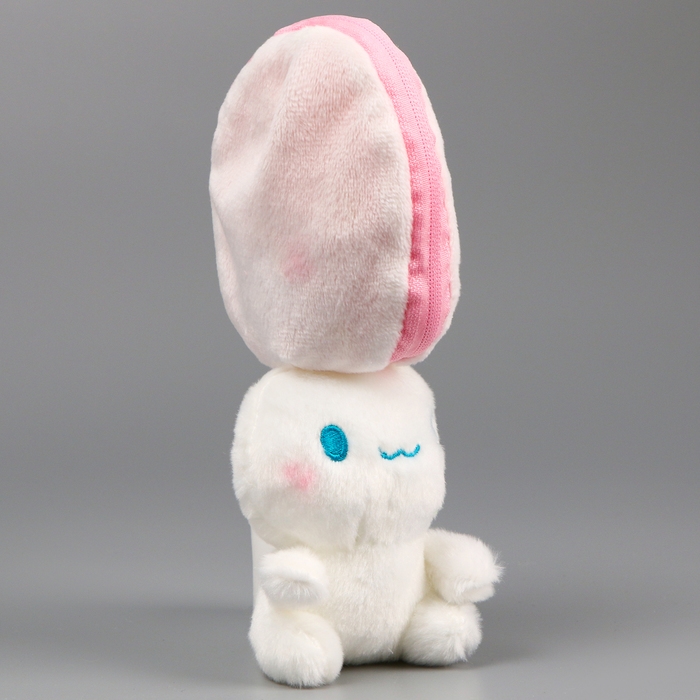 Мягкая игрушка &laquo;Зайка-клубника&raquo; на брелоке, 11 см