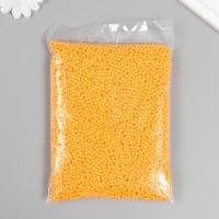 Набор бусин "Жемчуг" d 4 мм, 250 гр, оранжевый