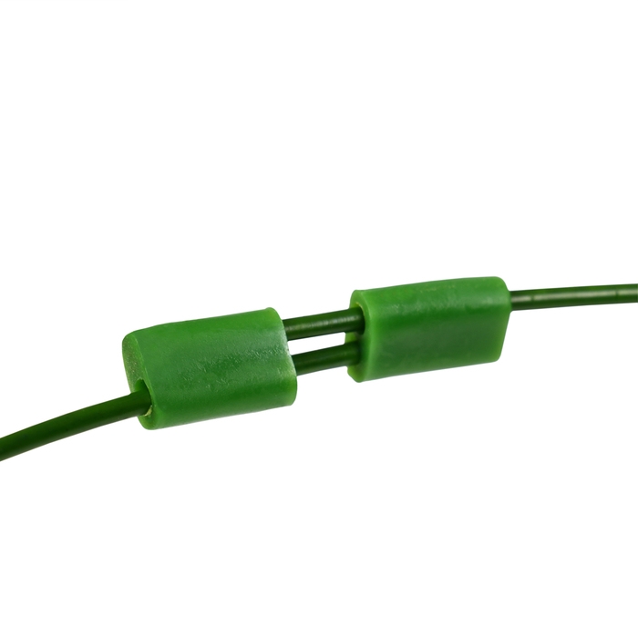 Кустодержатель, d = 18 см, h = 30 см, 2 кольца, металл, зелёный, Greengo Кустодержатель, d = 18 см, h = 30 см, 2 кольца, металл, зелёный, Greengo