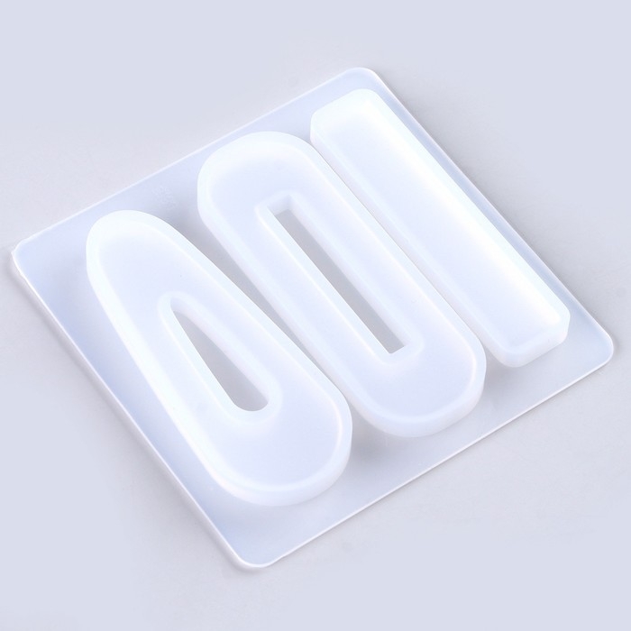 Форма силиконовая универсальная &laquo;Заколка&raquo; 3 вида заколки
