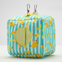 Подвесной домик-кубик "Бананы", 17 х 17 х17 см Подвесной домик-кубик "Бананы", 17 х 17 х17 см