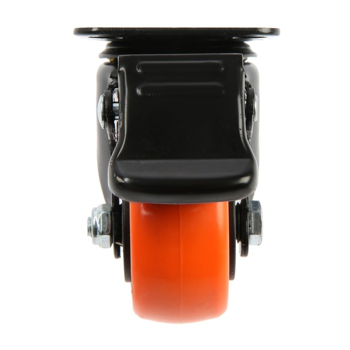 Колесо мебельное CAPPIO, d=50 мм, поворотное,со стопором,покрытие PVC