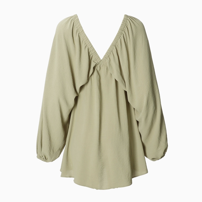 Платье женское MIST с глубоким вырезом р. 44, оливковый Платье женское MIST с глубоким вырезом р. 44, оливковый