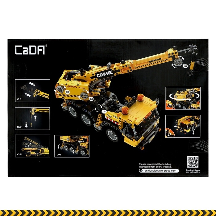 Конструктор техно &laquo;Мобильный кран&raquo;, 658 деталей