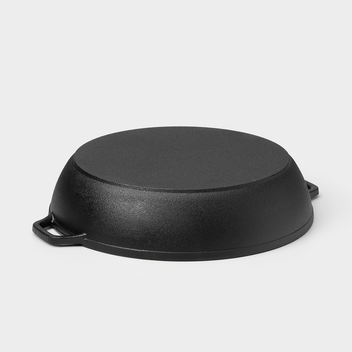 Жаровня чугунная Wild Kitchen, d=28 см, лопатка и губка в комплекте Жаровня чугунная Wild Kitchen, d=28 см, лопатка и губка в комплекте