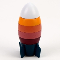 Деревянная пирамидка «Ракета» 7 × 7 × 17 см Деревянная пирамидка «Ракета» 7 × 7 × 17 см