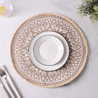 Салфетка сервировочная на стол Доляна &laquo;Милли&raquo;, d=38 см, цвет белый