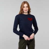 Свитшот женский, цвет темно-синий, размер 44 (м) Свитшот женский, цвет темно-синий, размер 44 (м)