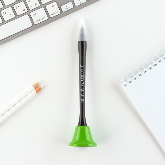 Подарочный набор &laquo;УЧИТЕЛЬ звучит гордо&raquo;: ежедневник и ручка-колокольчик (шариковая, синяя паста, 1 мм)