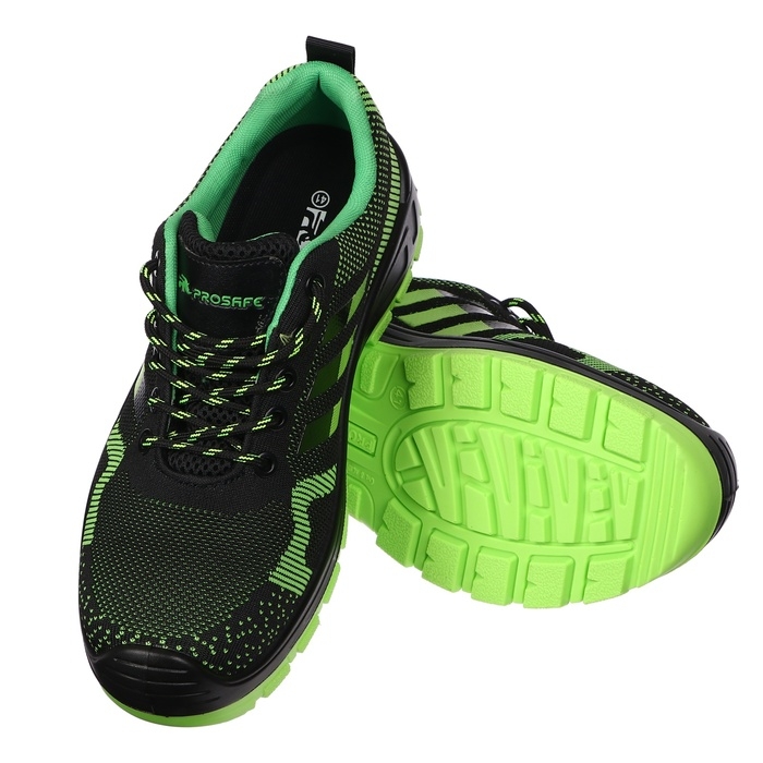 Рабочие полуботинки Prosafe profi 8731 1-1, композитный подносок, размер 42, черно-зеленый Рабочие полуботинки Prosafe profi 8731 1-1, композитный подносок, размер 42, черно-зеленый