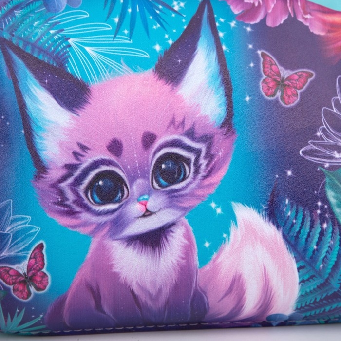 Сумка детская для девочки «Котик в джунглях» Сумка детская для девочки «Котик в джунглях»