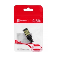 Автолампа светодиодная TORSO, T10 W5W, 12 В, 3 Вт, 45 LED, свет белый Автолампа светодиодная TORSO, T10 W5W, 12 В, 3 Вт, 45 LED, свет белый