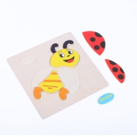 Рамки-вкладыши &laquo;Животные, насекомые&raquo; 15 &times; 15 &times; 0,5 см, МИКС