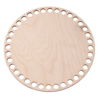 Донышко для вязания, круг 15 см, хдф 3 мм Донышко для вязания, круг 15 см, хдф 3 мм