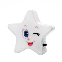 Ночник "Звездочка" 1Вт МИКС 7,5х4х7,5 см RISALUX Ночник "Звездочка" 1Вт МИКС 7,5х4х7,5 см RISALUX