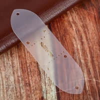 Набор лекал для подпряжника, 40 мм &times; 14 см, 3 шт, цвет прозрачный