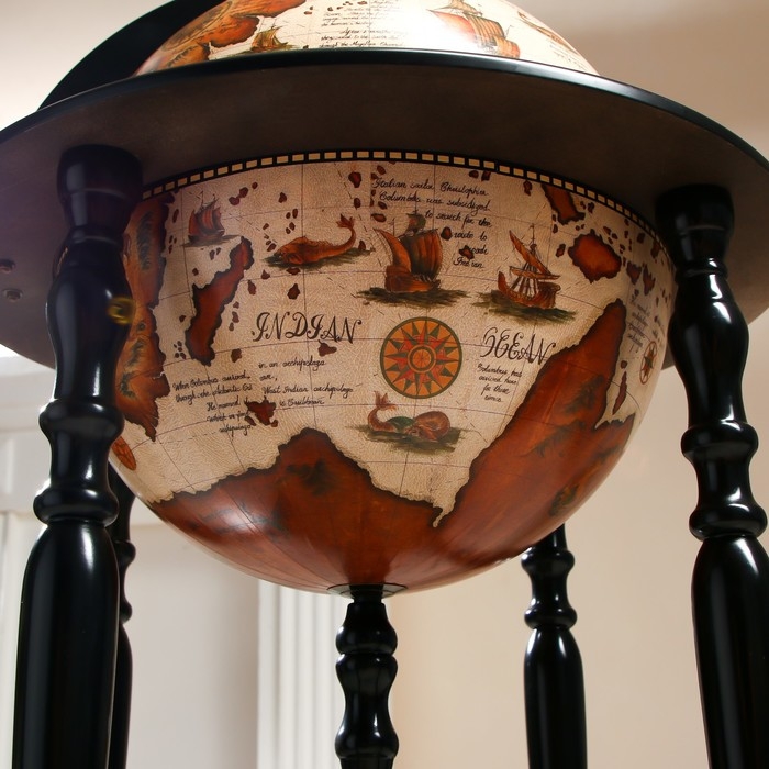 Глобус бар декоративный "Карта странника" 56,5х56,5х91,5 см