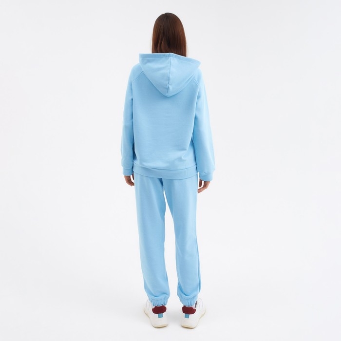 Костюм женский (толстовка и брюки) MIST Be nice, р. 52-54, голубой Костюм женский (толстовка и брюки) MIST Be nice, р. 52-54, голубой