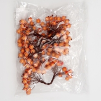 Новый год! Декоративные ягодки, оранжевые, 7 &times; 6 &times; 7 см, 40 ягод