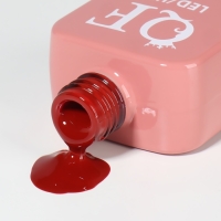 Гель лак для ногтей &laquo;SIMPLE&raquo;, 3-х фазный, 10 мл, LED/UV, цвет красный (141)