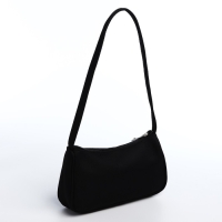 Сумка женская багет из текстиля, &laquo;Зебра&raquo;, 23х13х5 см.