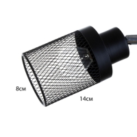 Бра с переключателем на проводе "Камелия" Е14 40Вт черный 17х11х17см Бра с переключателем на проводе "Камелия" Е14 40Вт черный 17х11х17см